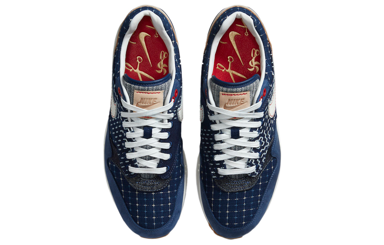 Кроссовки Nike Air Max 1, синий/белый — фото 4