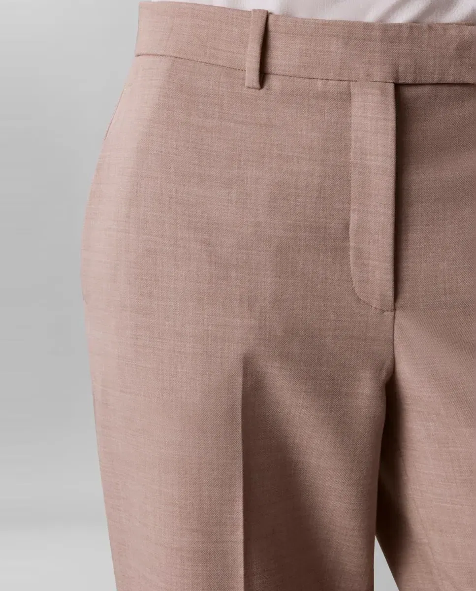 Женские брюки-прямые из полиэстера Calvin Klein, Marrón — фото 3