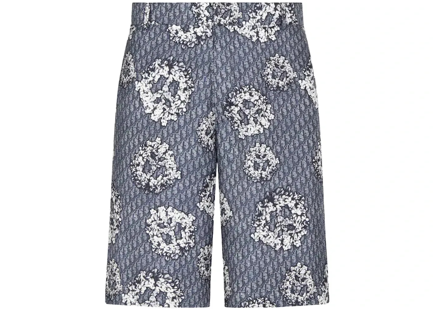 Мужские шорты с принтом Dior Oblique Dior Shorts, Blue