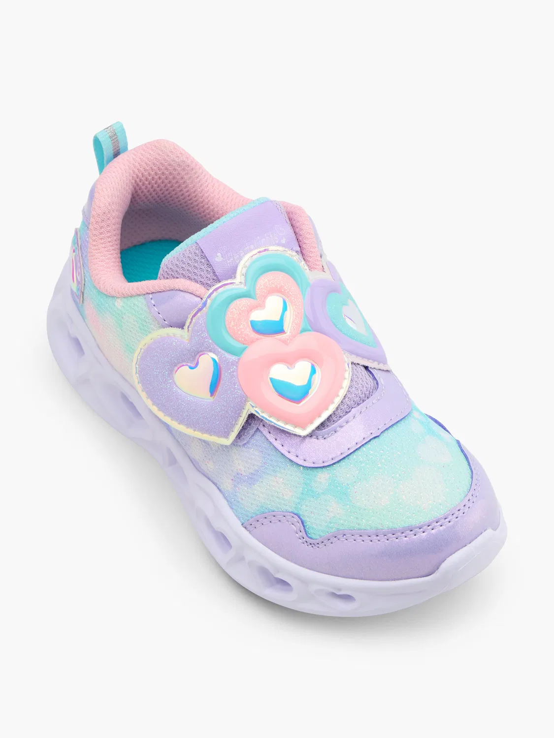 Детские кроссовки со светом Skechers LOVIN REFLECTION, фиолетовый — фото 2