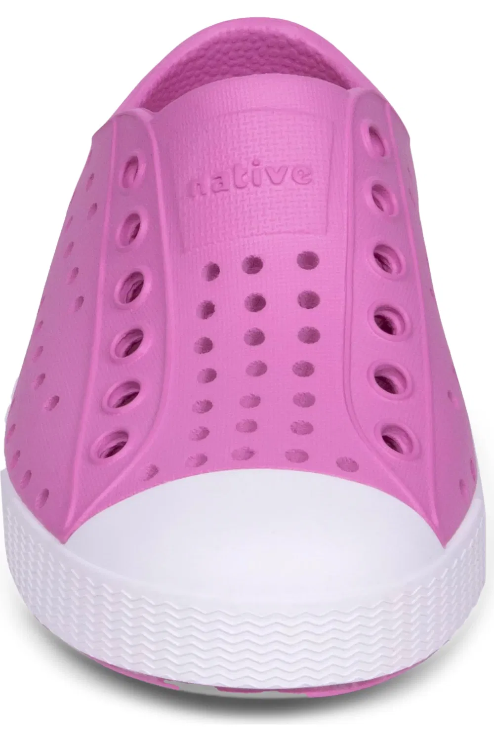 Кеды детские водонепроницаемые Jefferson Slip-On Native Shoes, Mauve Pink/Shell White — фото 4