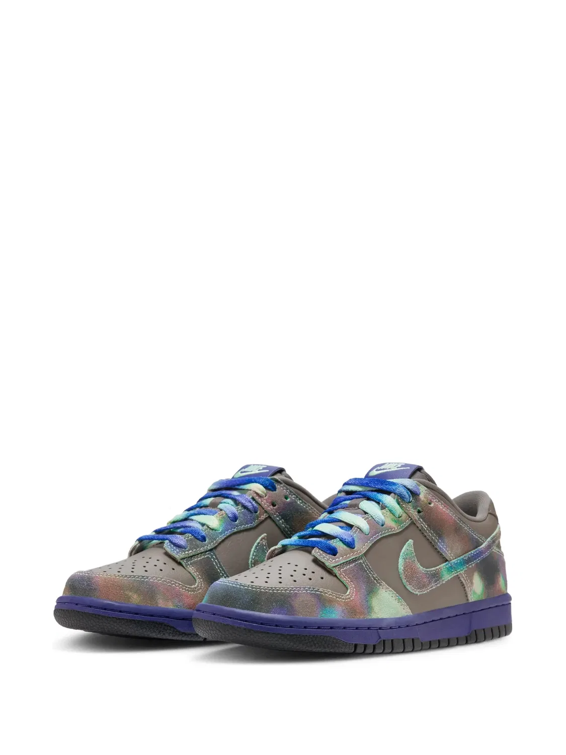Кроссовки Dunk Low SE Nike Kids, серый — фото 2