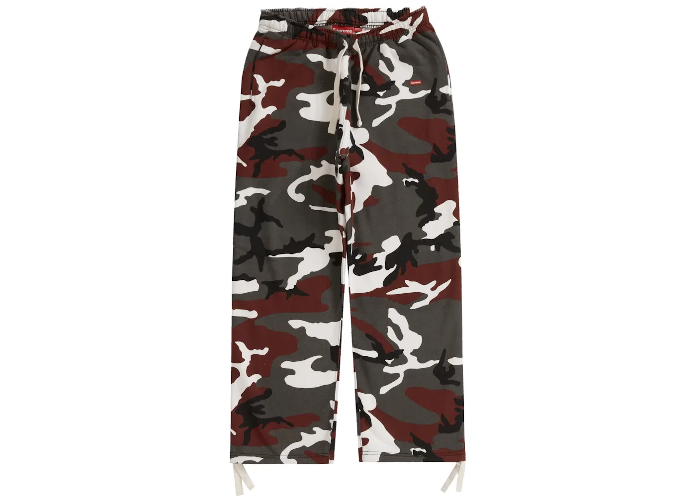 Мужские спортивные штаны с принтом Sweatpant Supreme, Red Camo