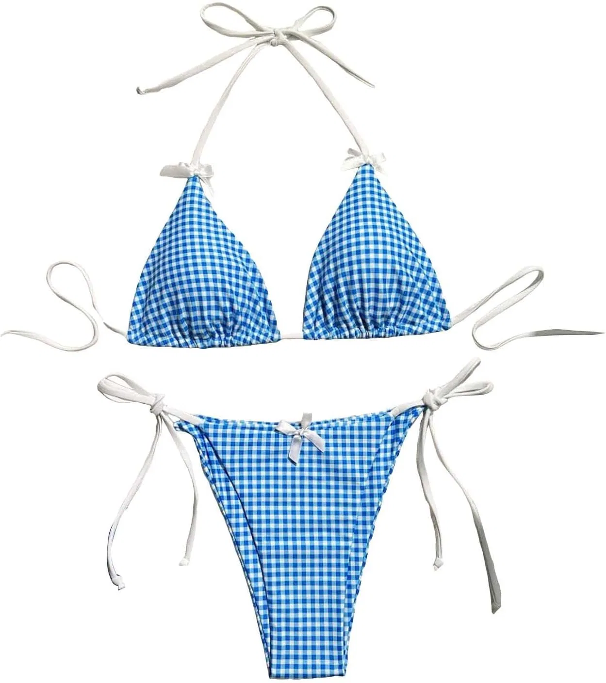Женский бикини-комплект с принтом Quick Drying Stretchy Soft, Sky Blue