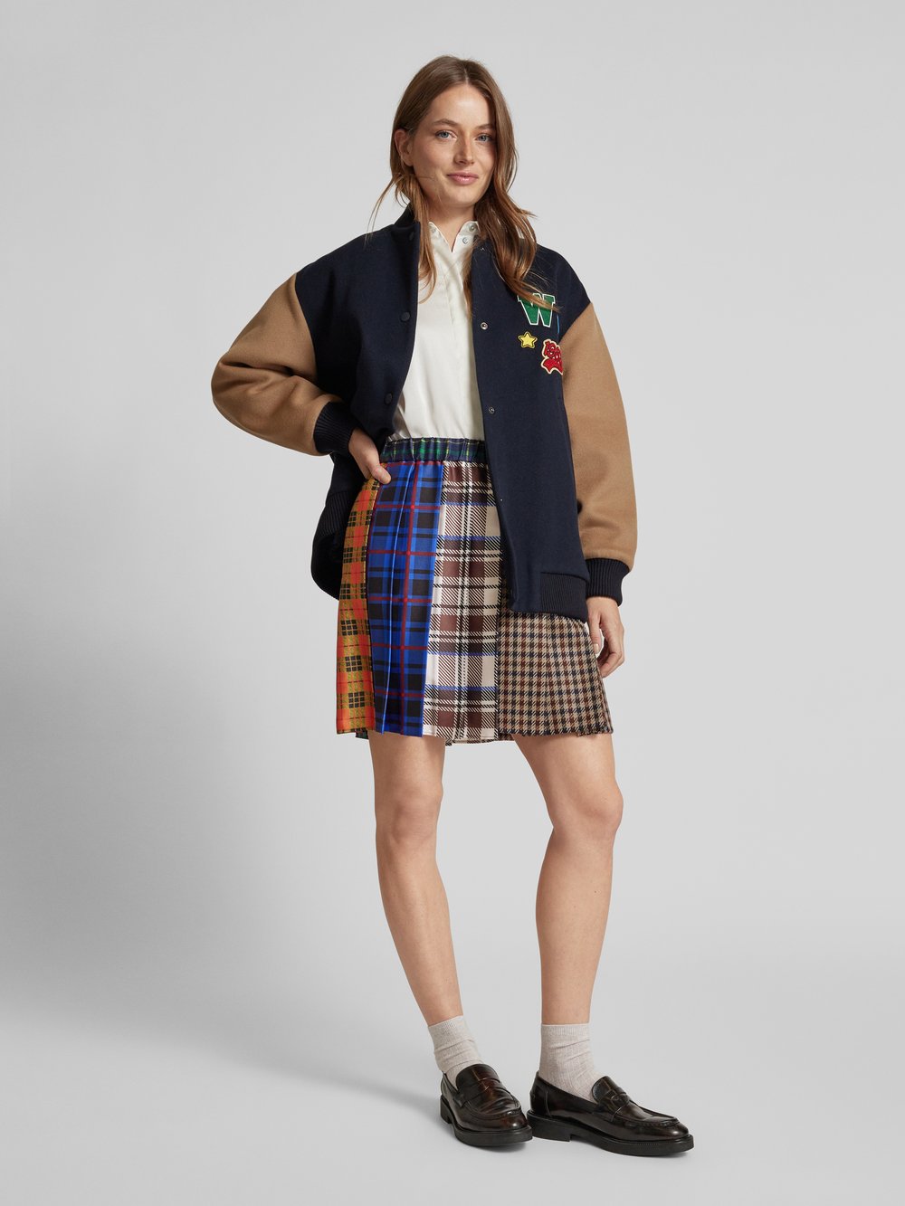 

Мини-юбка на резинке модель «ЛАМПАДА» Weekend Max Mara, коричневый