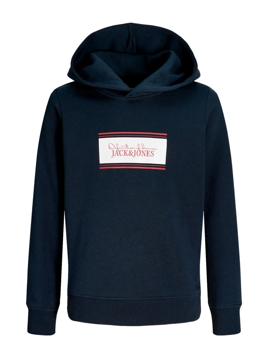 Детская толстовка Jack & Jones Junior 'JJBuster' темно-синего цвета