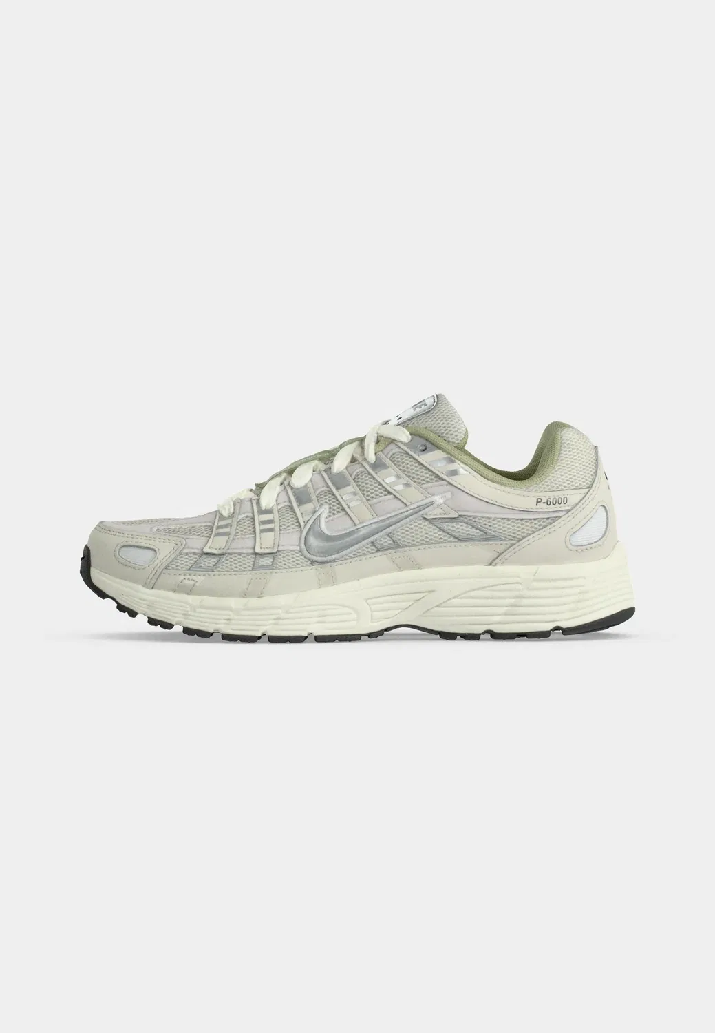 Кроссовки унисекс P 6000 Nike Sportswear, Platinum-Coloured Tint/Metallic Silver-Coloured/Sail/Anthracite/Celadon — фото 2