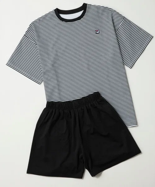 Детский комплект для плавания с принтом FILA, Black