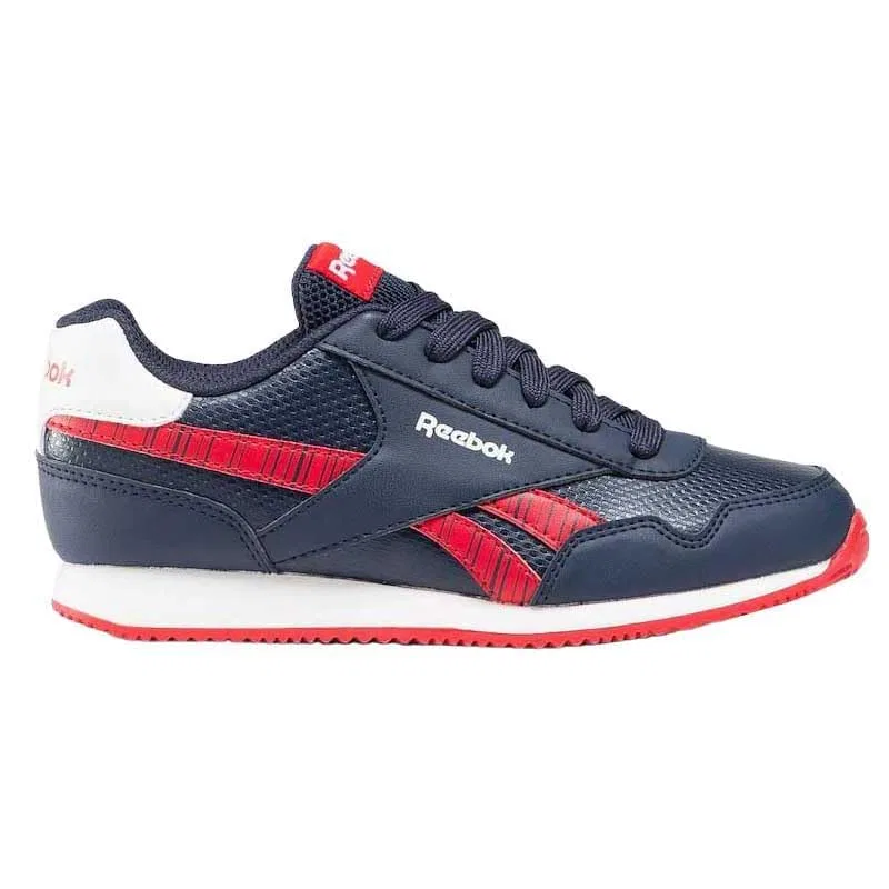 Детские кроссовки для мальчиков с hiking-дизайном Reebok Royal CL Jog 3.0, Vectornavy Vectorred White — фото 3