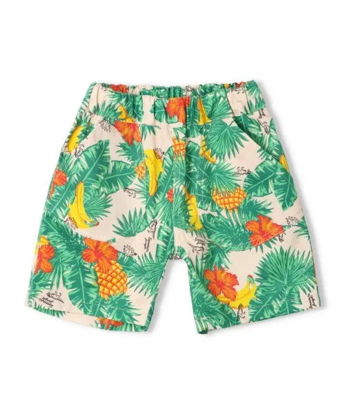 Детские шорты с принтом Botanical Dinosaur Jolly Jury, Beige