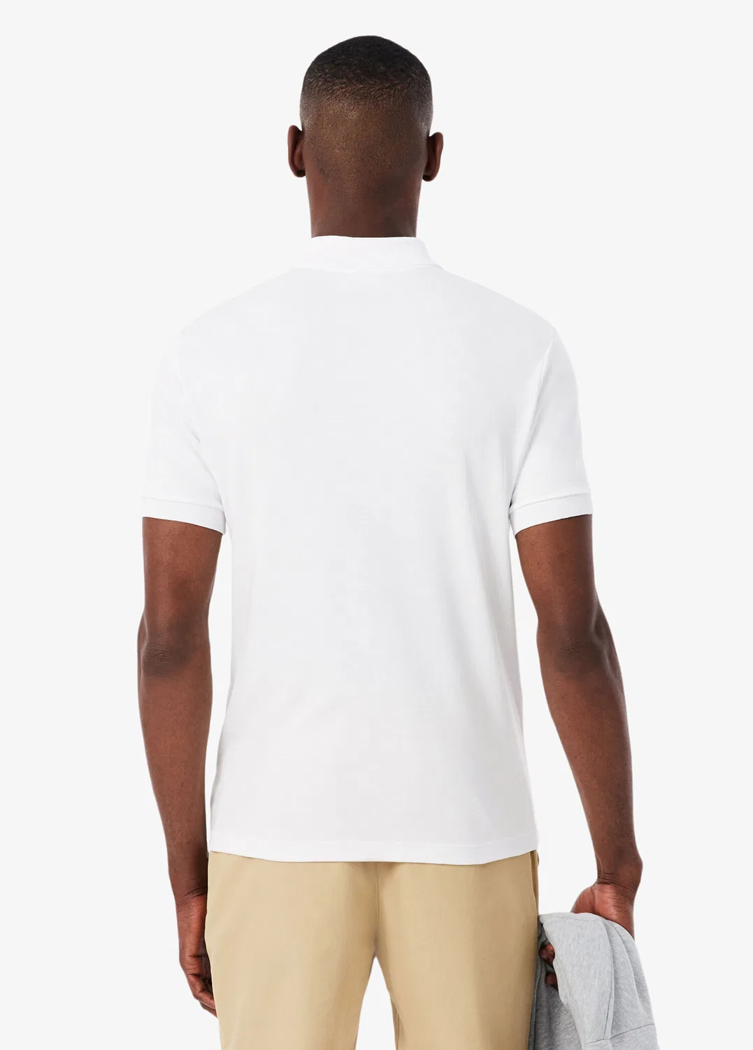 Поло Lacoste Regular Fit, белый — фото 4