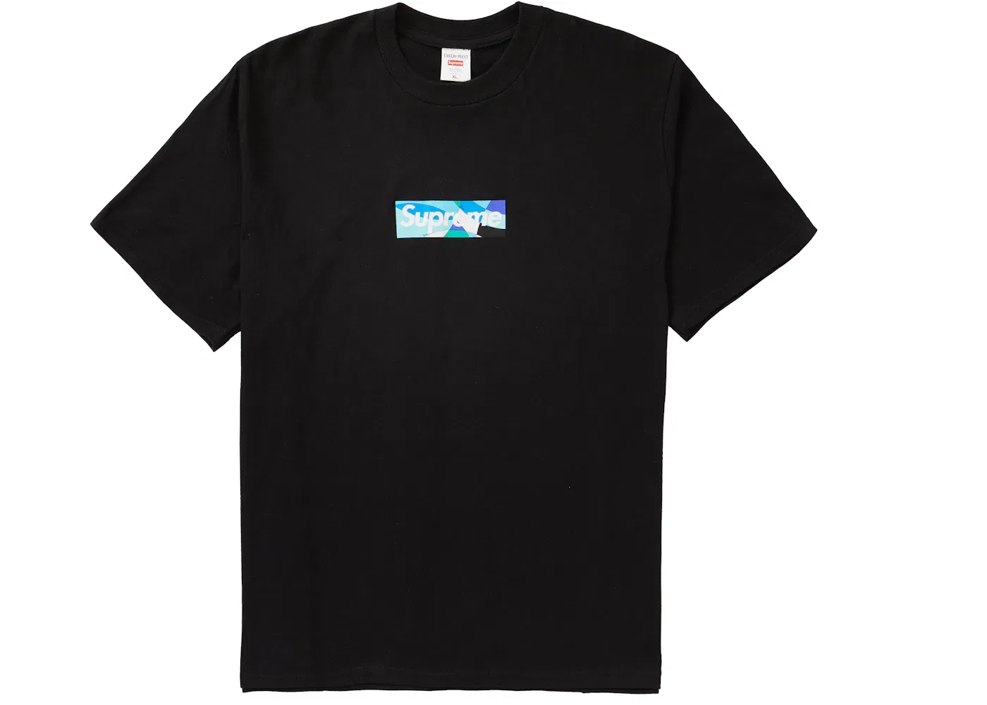 Мужская футболка с принтом Supreme Emilio Pucci Tee, Black/Blue