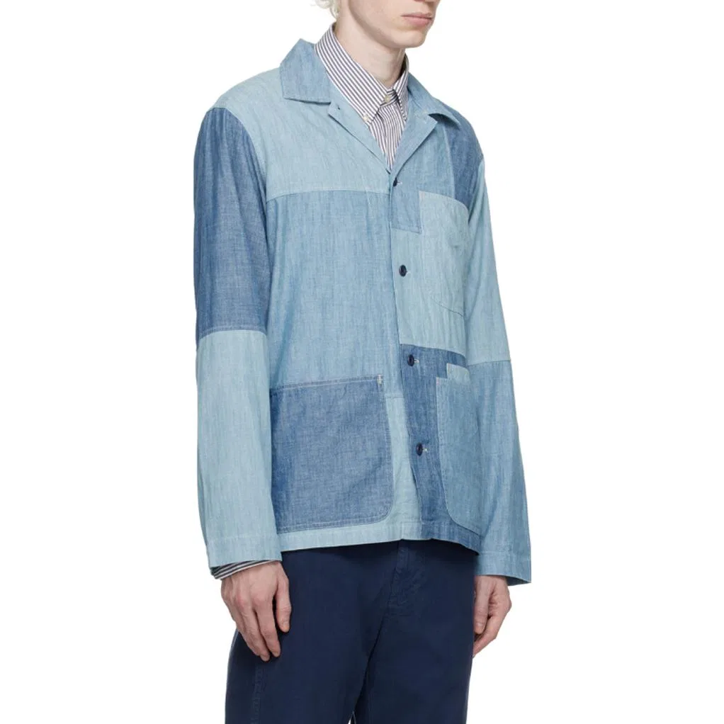 Мужская рубашка классическая Polo Ralph Lauren, Blue — фото 4