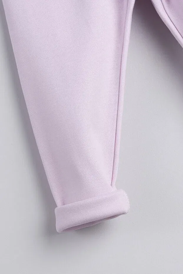 Детские леггинсы для девочек хлопковые Bondberro, Lilac — фото 3