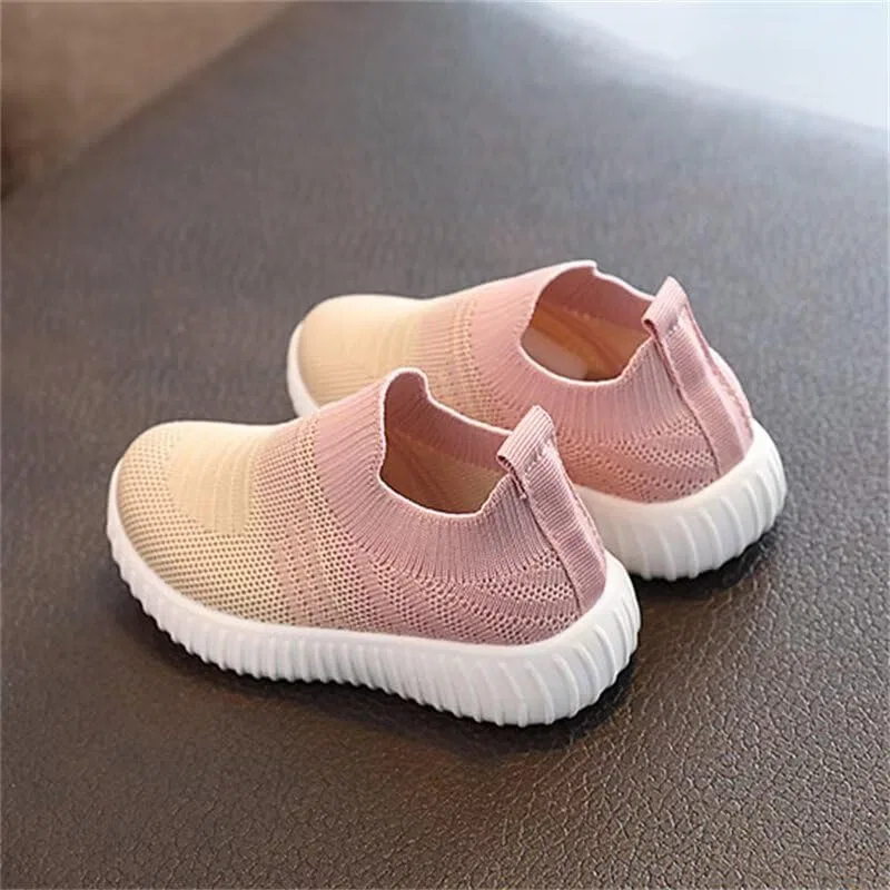 Детские дышащие кроссовки для бега Zonkacen, Pink — фото 3