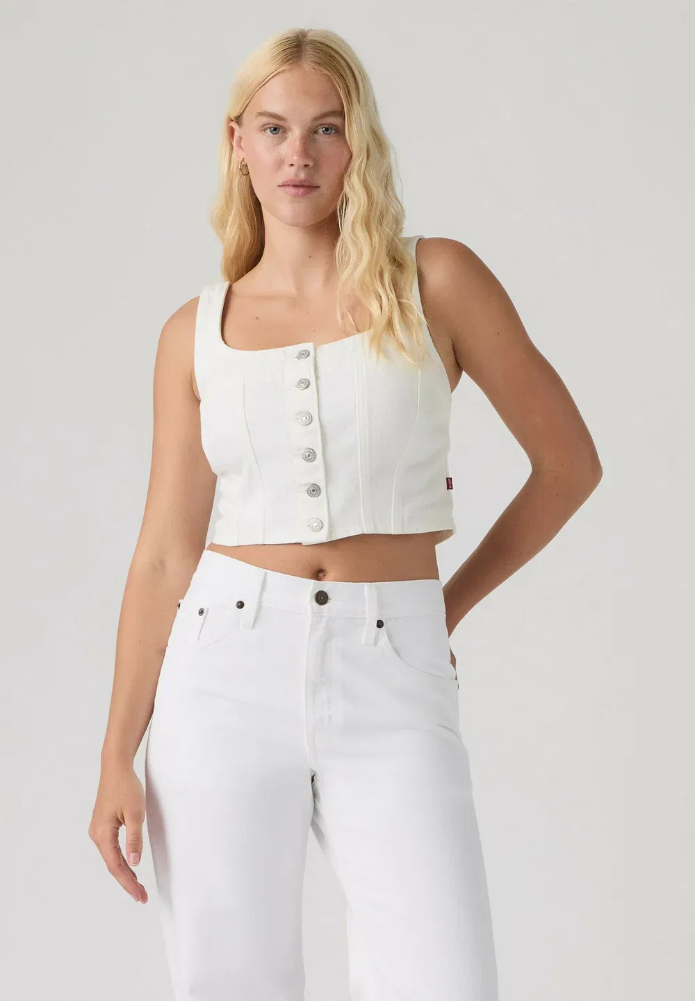 Audra seamed top tooth fairy lt wt - top Levi'S, Tooth Fairy Lt Wt - Whites