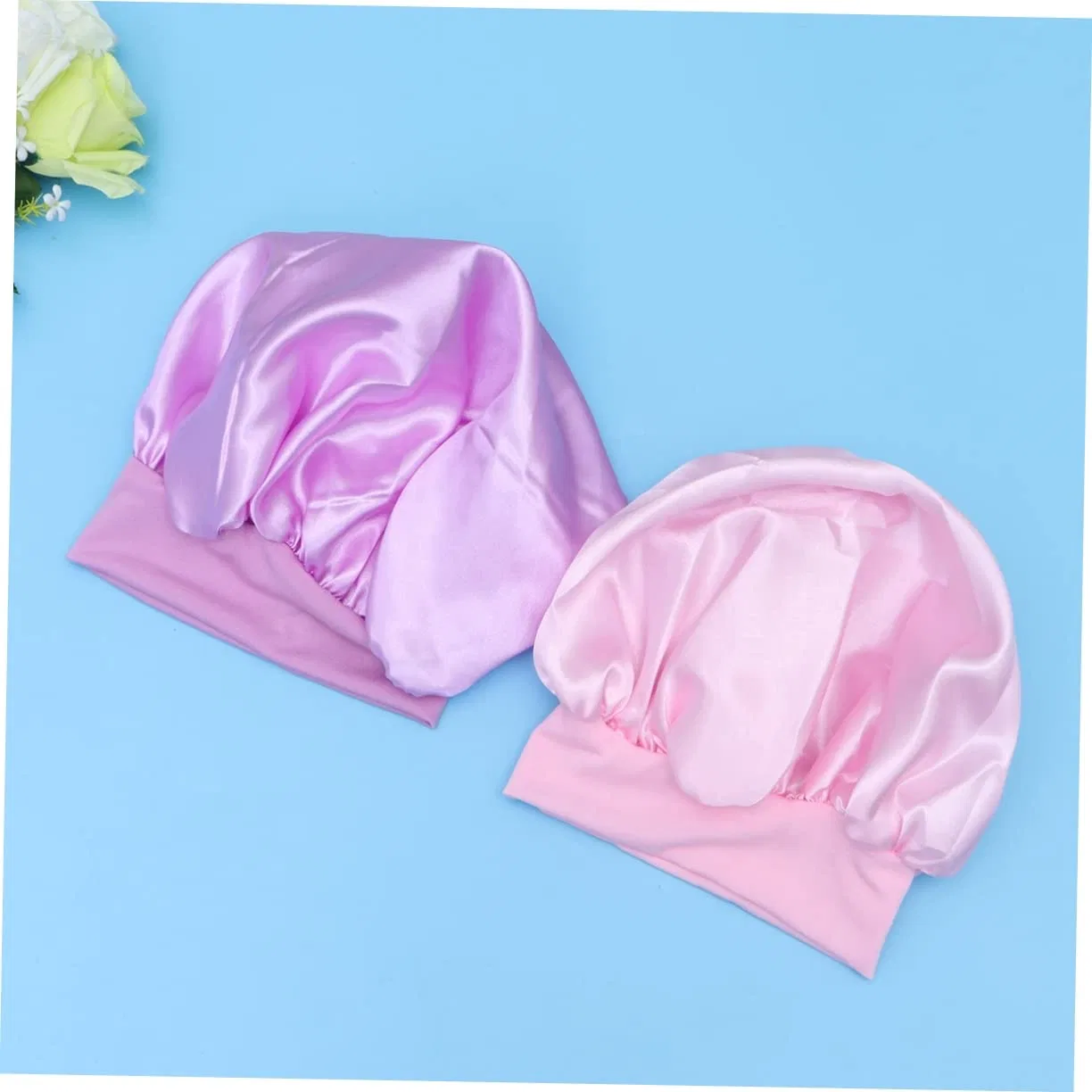 Шапочка для душа Mikinona, 2 шт, Elastic Sleep Cap — фото 4
