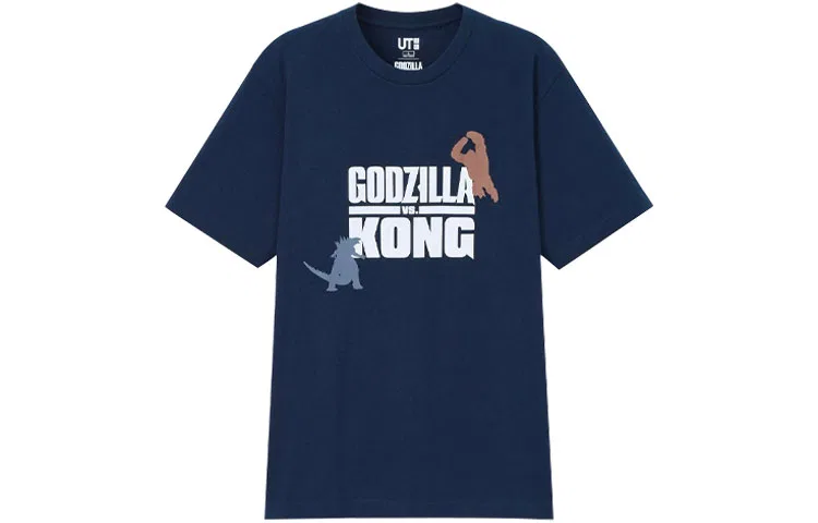 Футболка с круглым вырезом Unisex Navy Blue UNIQLO, Navy Blue
