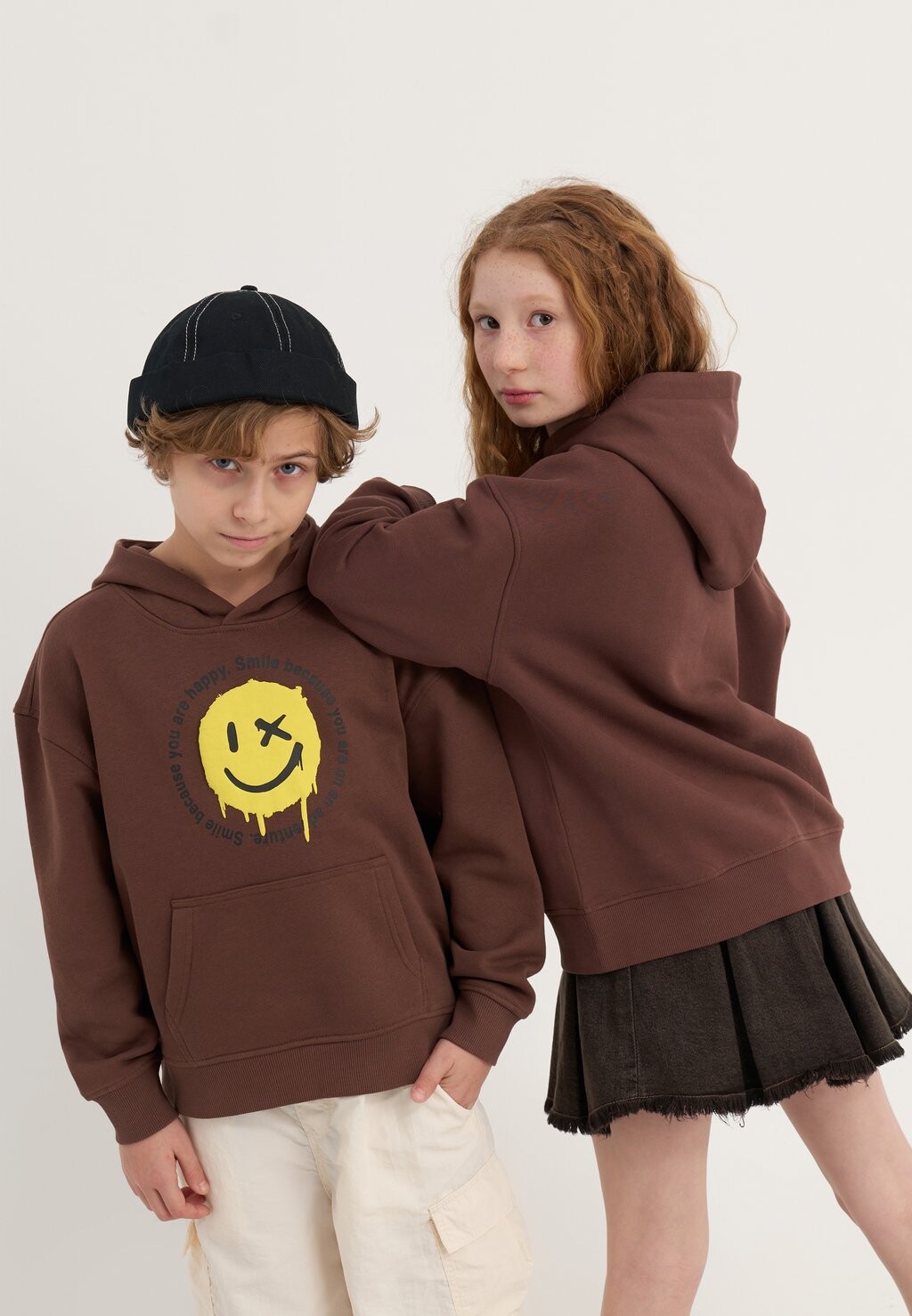 Толстовка UNISEX Yourturn Kids, цвет brown — фото 2