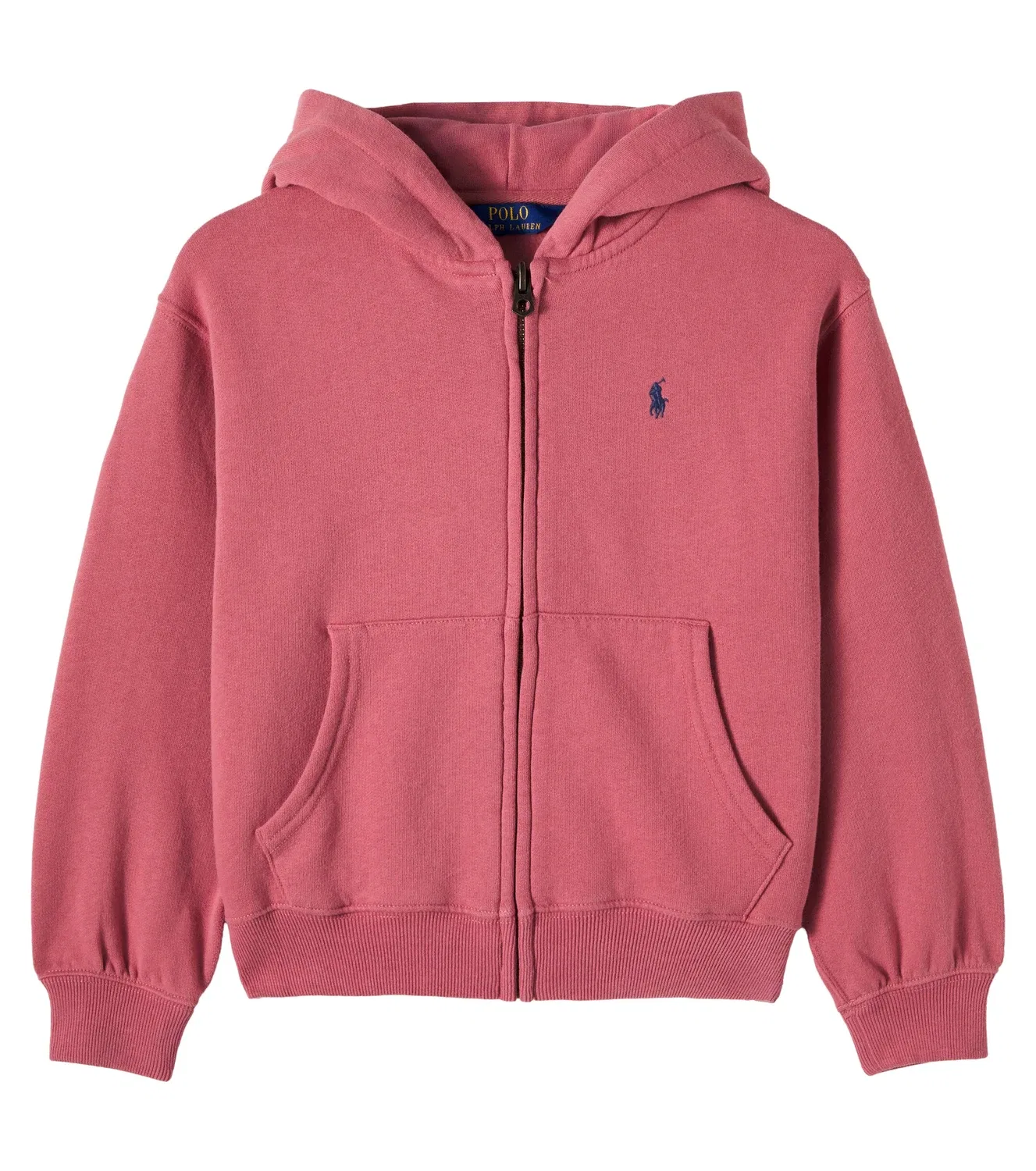 Худи с капюшоном и карманом кенгуру Polo Ralph Lauren Kids, Canvas Pink