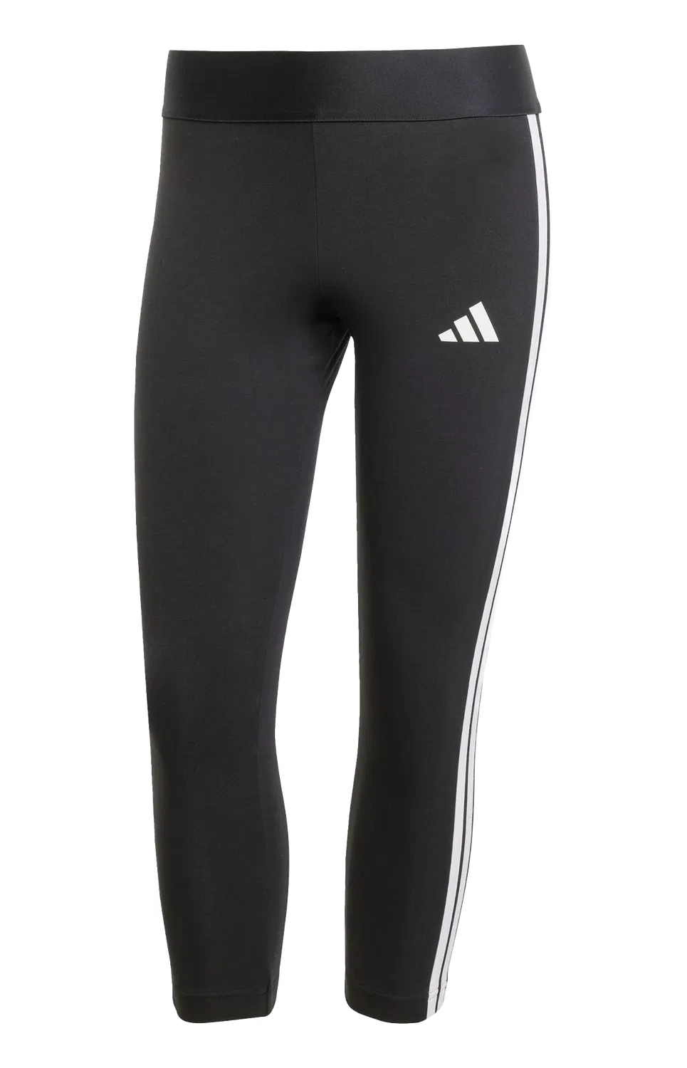 Женские леггинсы с тремя полосками Adidas, черный