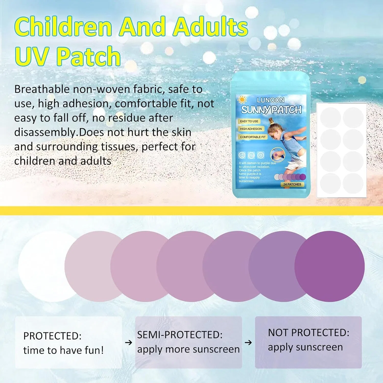UV Sticker Sun Protection Sticker, Bkljkf, Single Attributes — фото 3