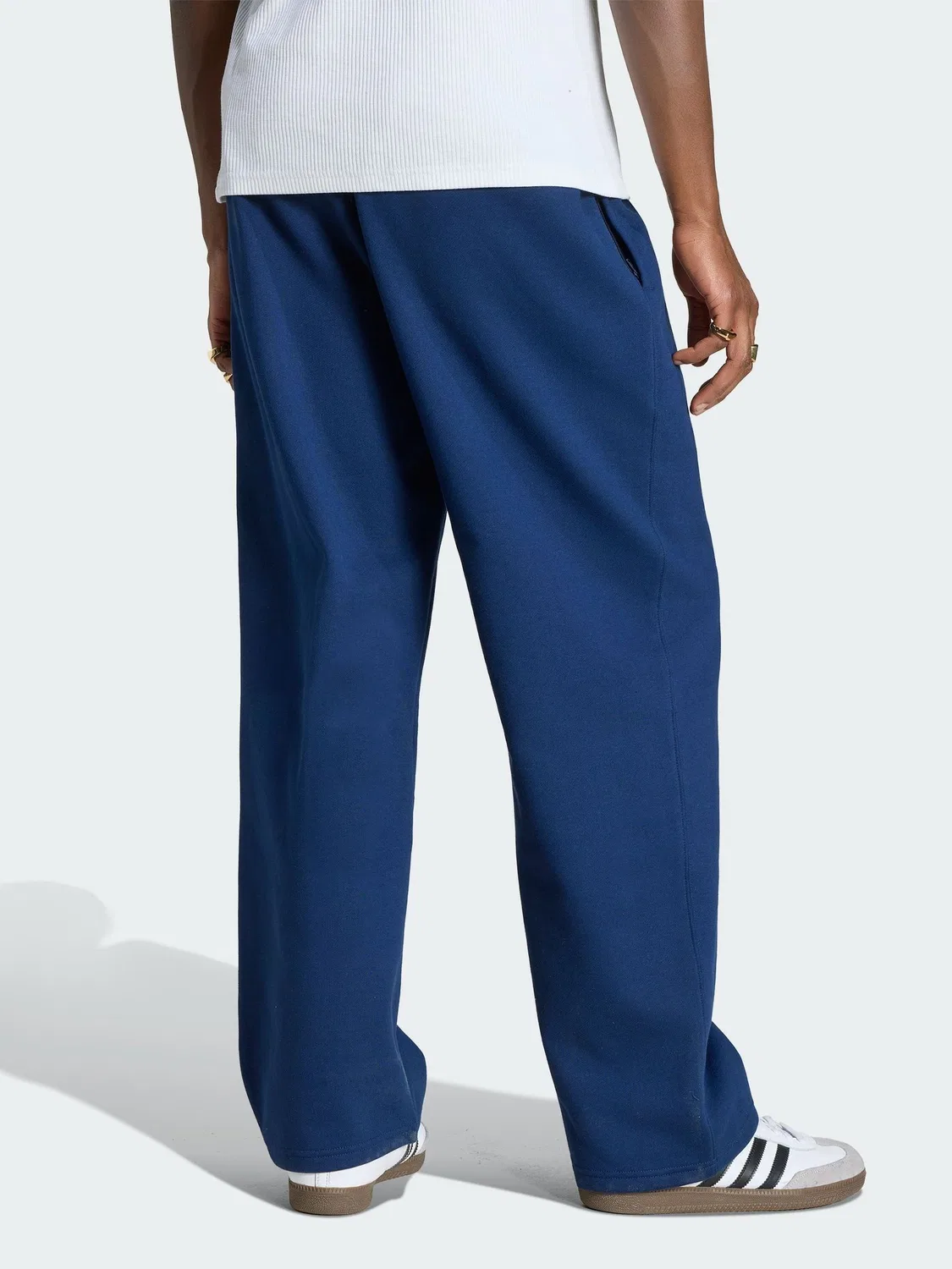 Джоггеры Open Hem, adidas Originals, синий — фото 2