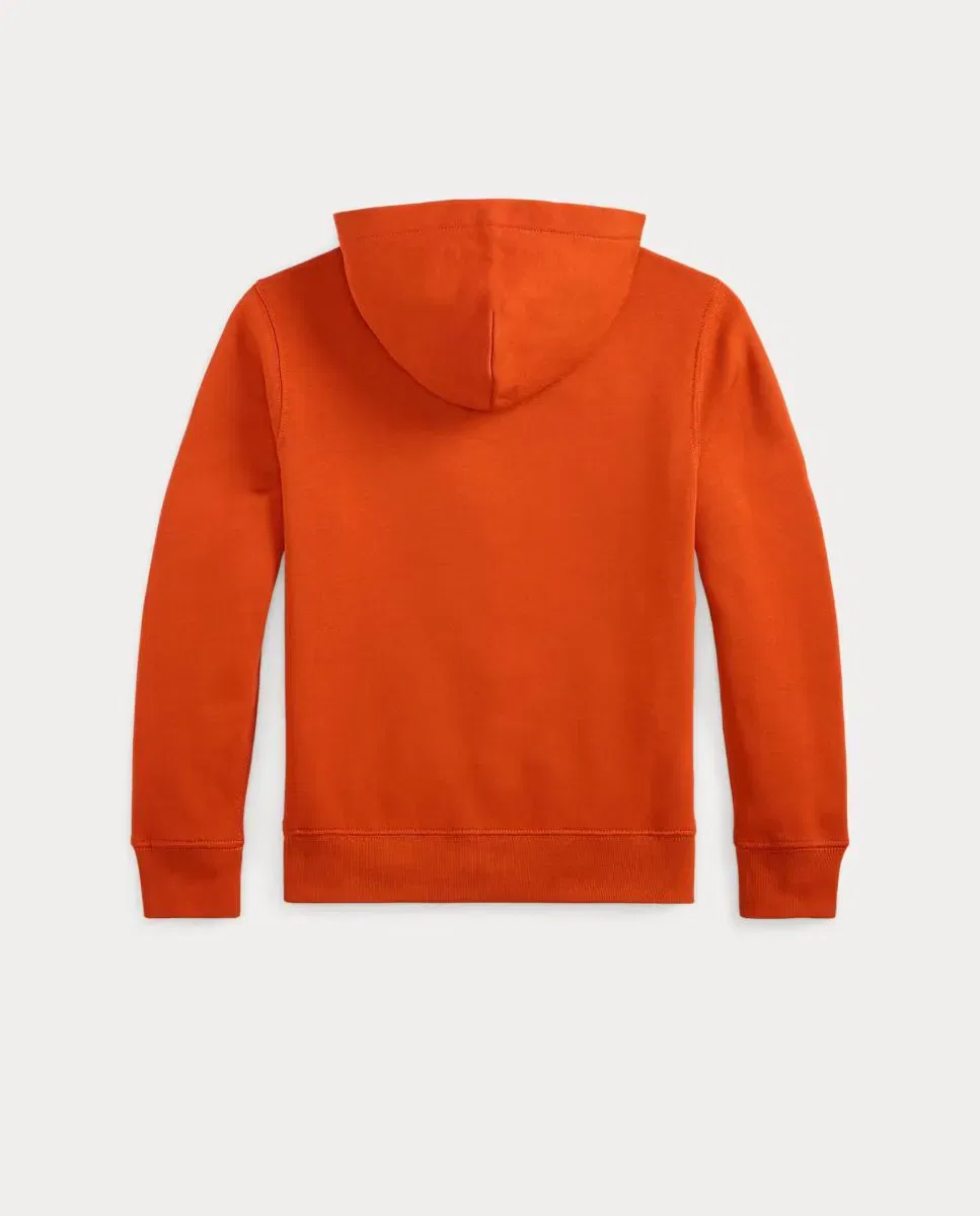 Детская худи с капюшоном для девочек хлопковая Polo Ralph Lauren, Naranja — фото 2