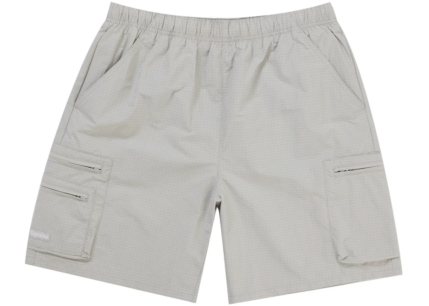 Мужские шорты с принтом Supreme Ripstop Cargo Water Short, Grey