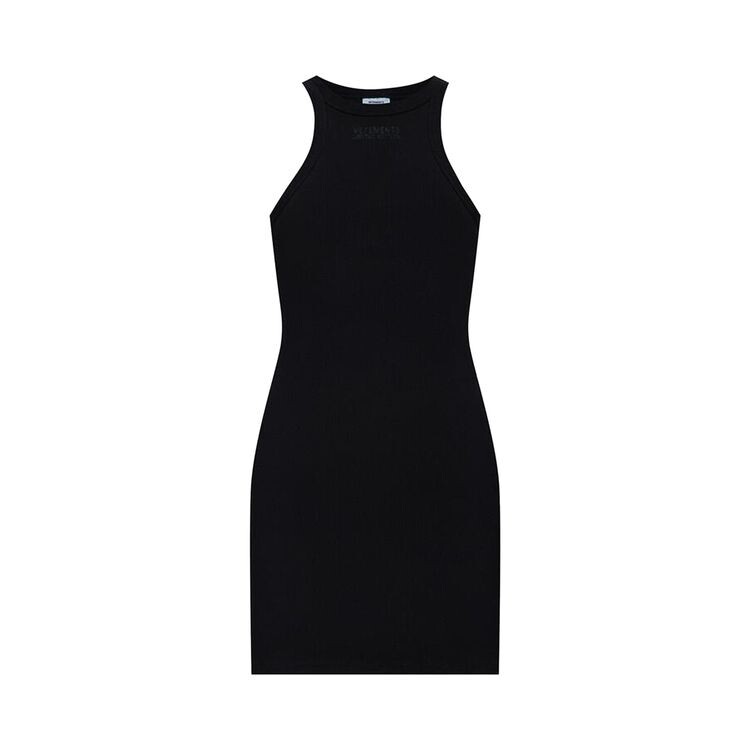 

Платье Vetements Racerback Ribbed Mini Dress Black, черный