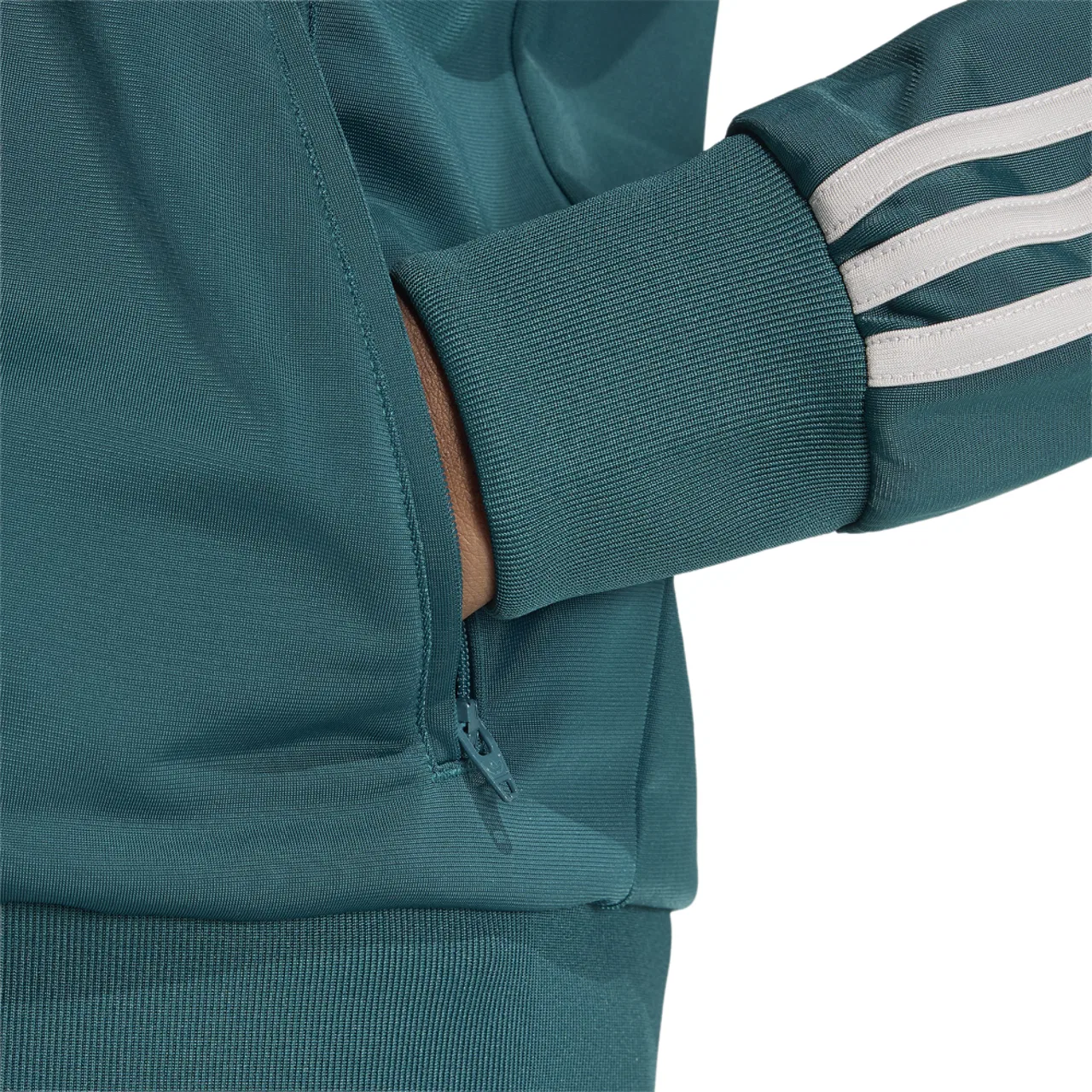 Женская куртка Firebird Classic Loose Track Top Adidas, цвет Rich Green/Grey — фото 4