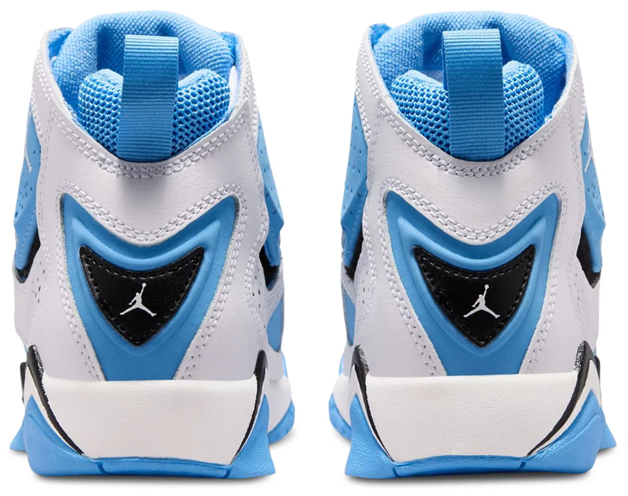 Детские баскетбольные кроссовки с кожаным верхом Jordan True Flight, Carolina/White — фото 3