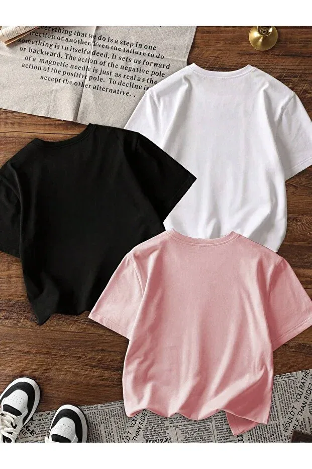 Детская футболка для мальчиков с принтом 3-предметный набор Svart Wear, Multicolor — фото 2