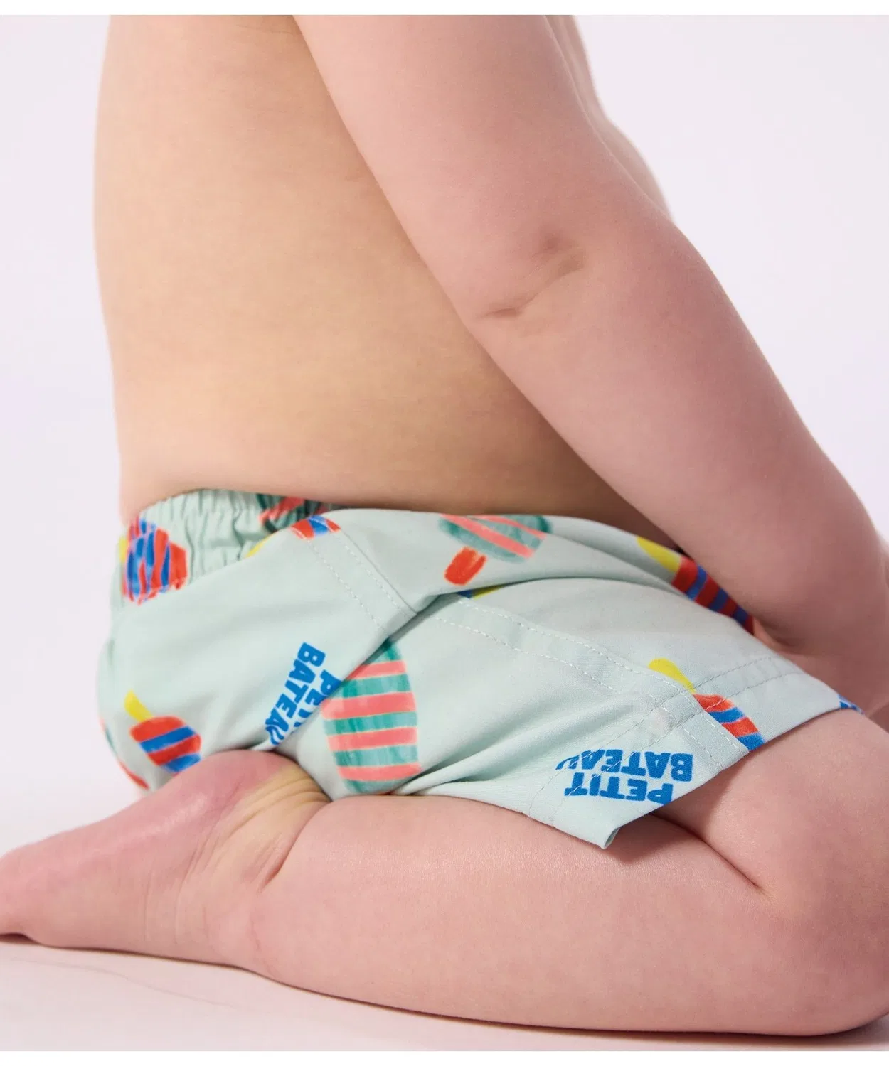 Детские плавки с принтом Ice Cream Print PETIT BATEAU, Light Blue — фото 2
