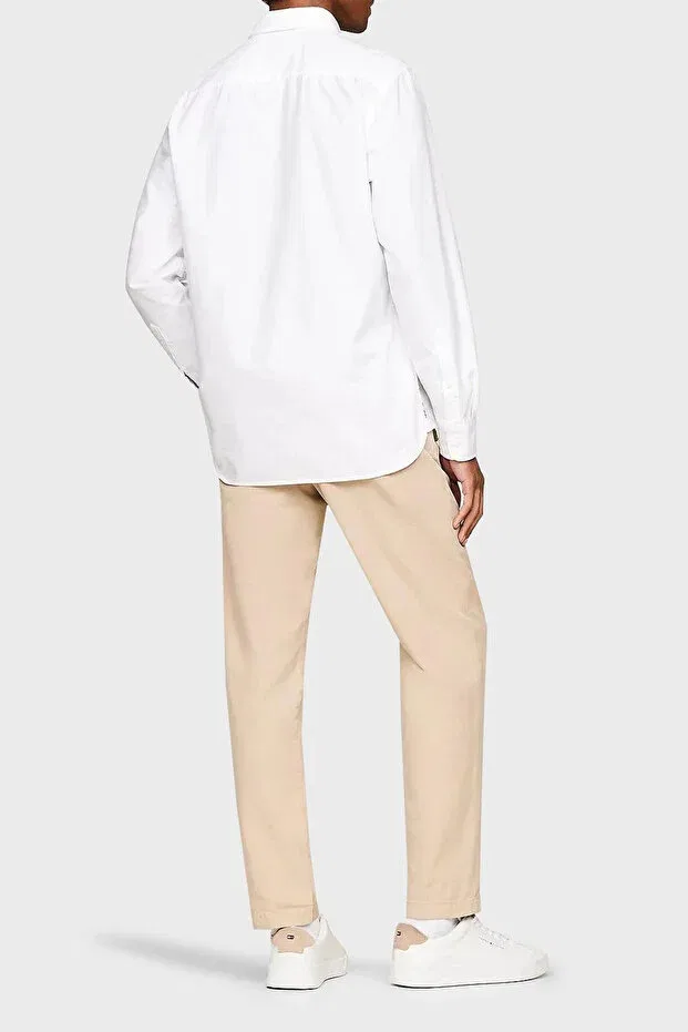 Мужская рубашка с длинным рукавом Tommy Hilfiger, White — фото 2