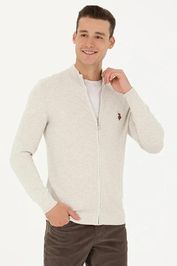 Мужской кардиган с длинным рукавом Basics U.S. Polo Assn., Tas Melanj