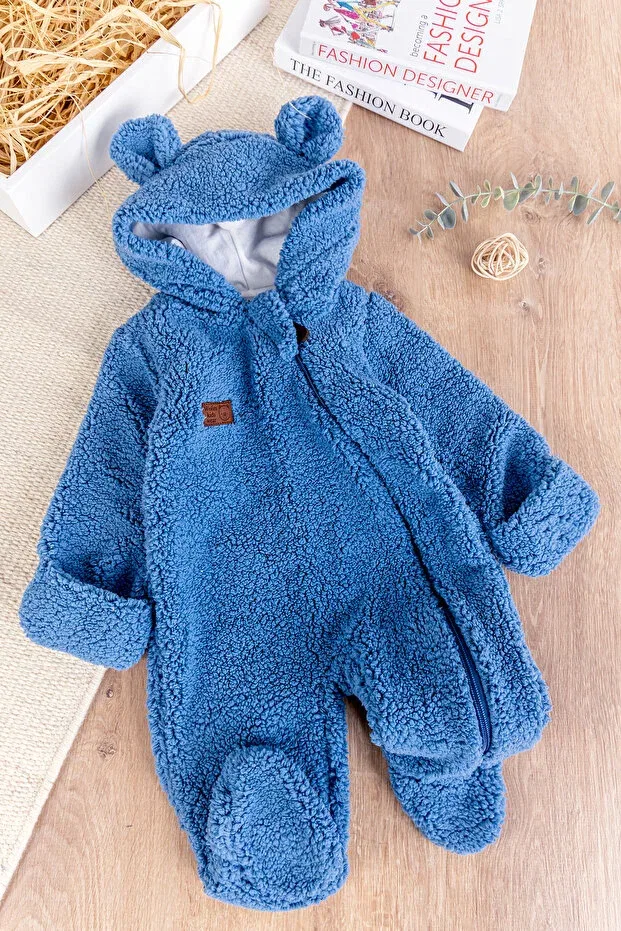 Детский комбинезон для новорожденных с капюшоном Babymod, Blue