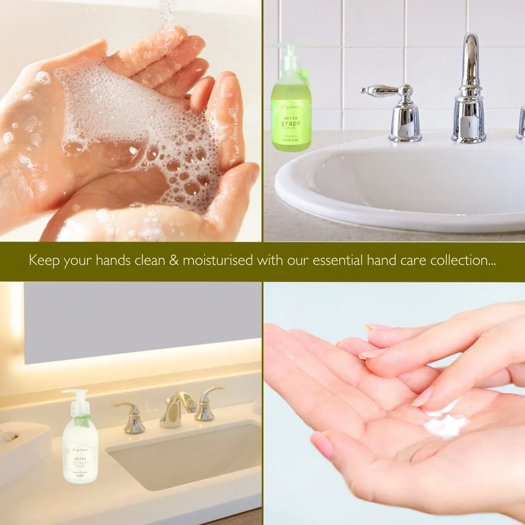 Набор для ухода за руками Di Palomo Essential Hand Care Collection, 240 мл + 240 мл, White Grape with Aloe — фото 4