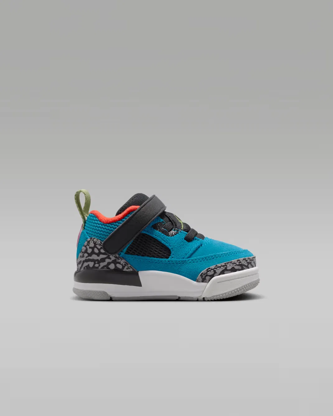 Детская/подростковая обувь Jordan Spizike Low, Neo Turquoise/Light Crimson/Cosmic Fuchsia/Vivid Green — фото 3