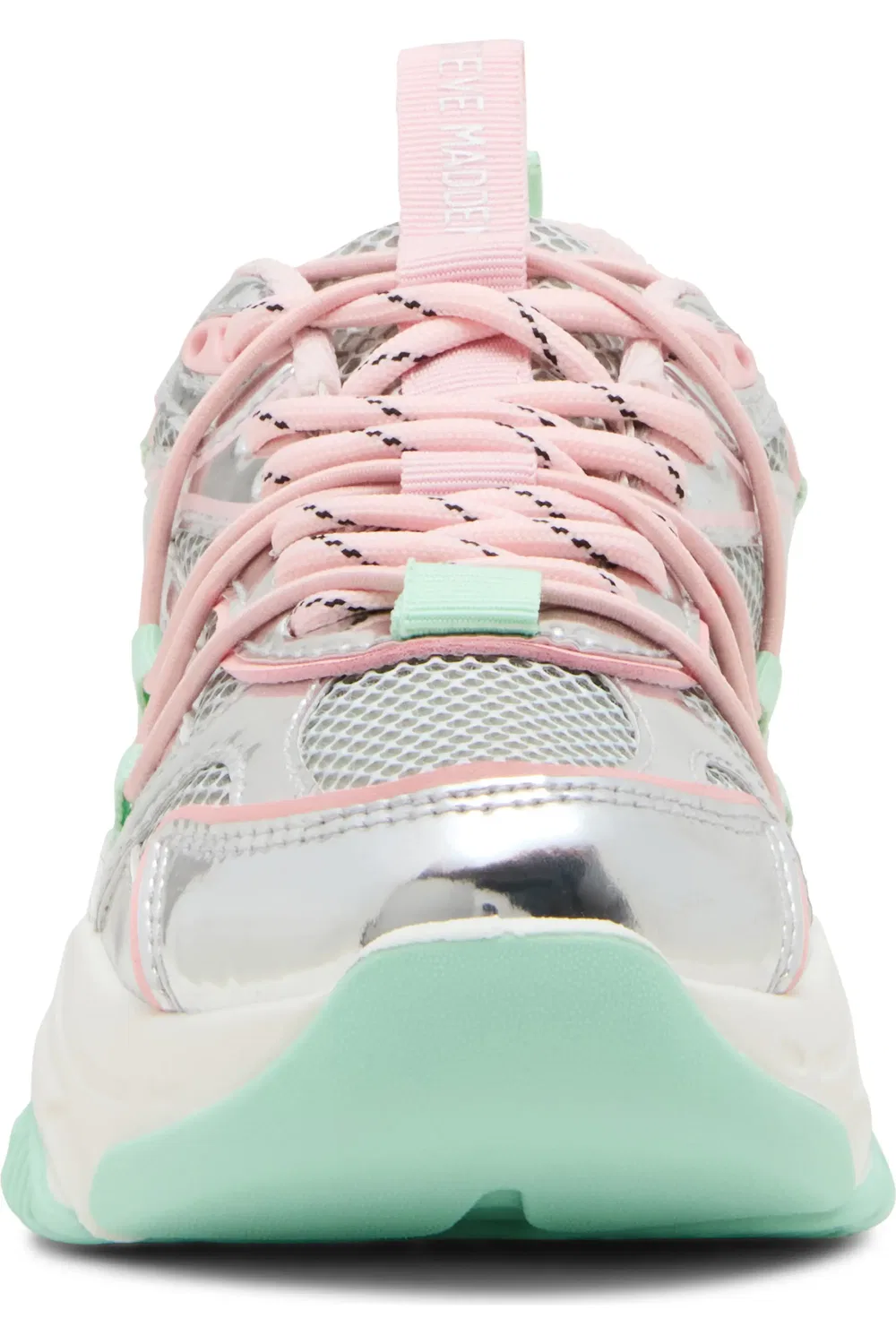 Кроссовки детские на шнуровке Jkey Steve Madden, Mint Multi — фото 3