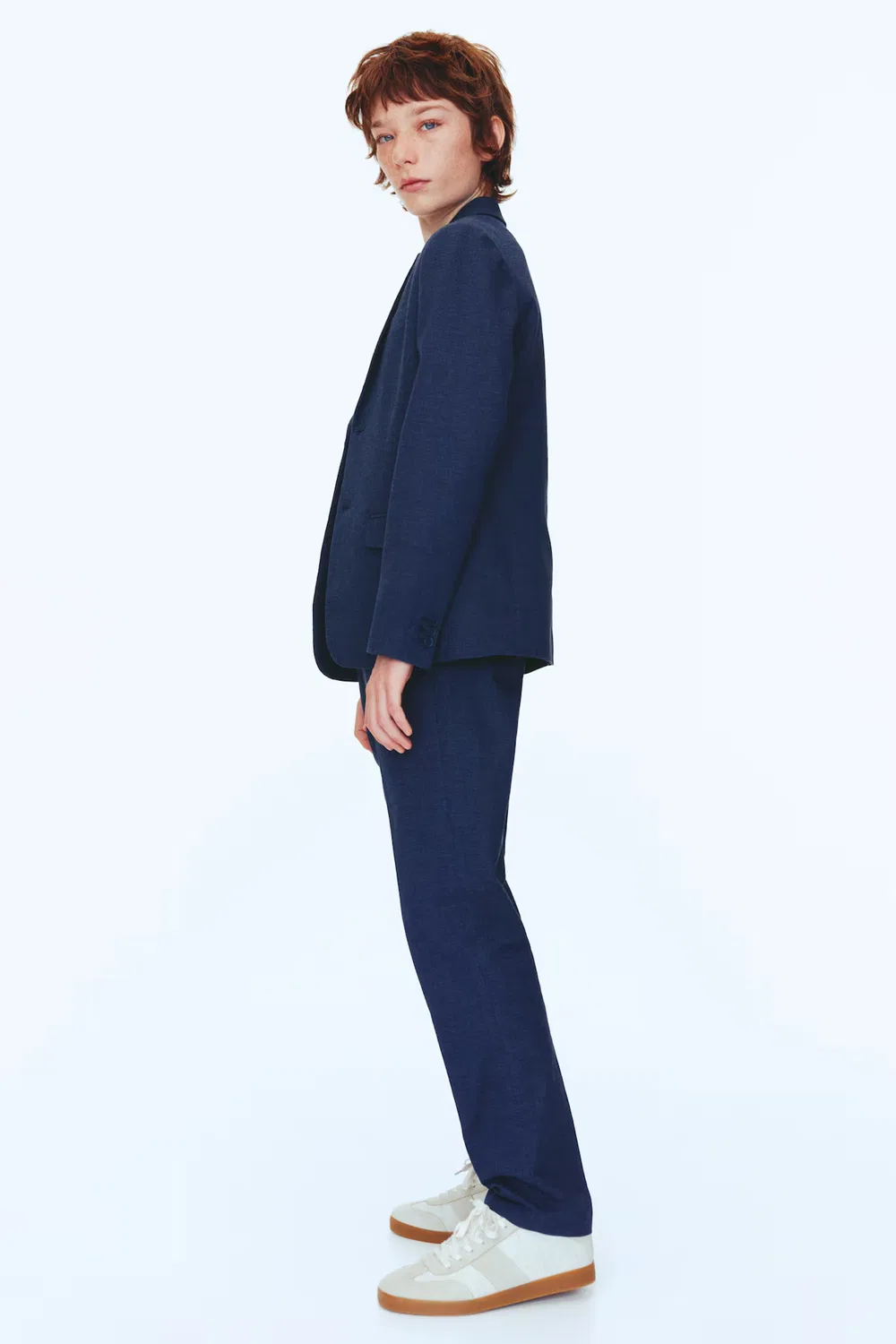 Костюм из смеси льна H&M, Marineblau — фото 4