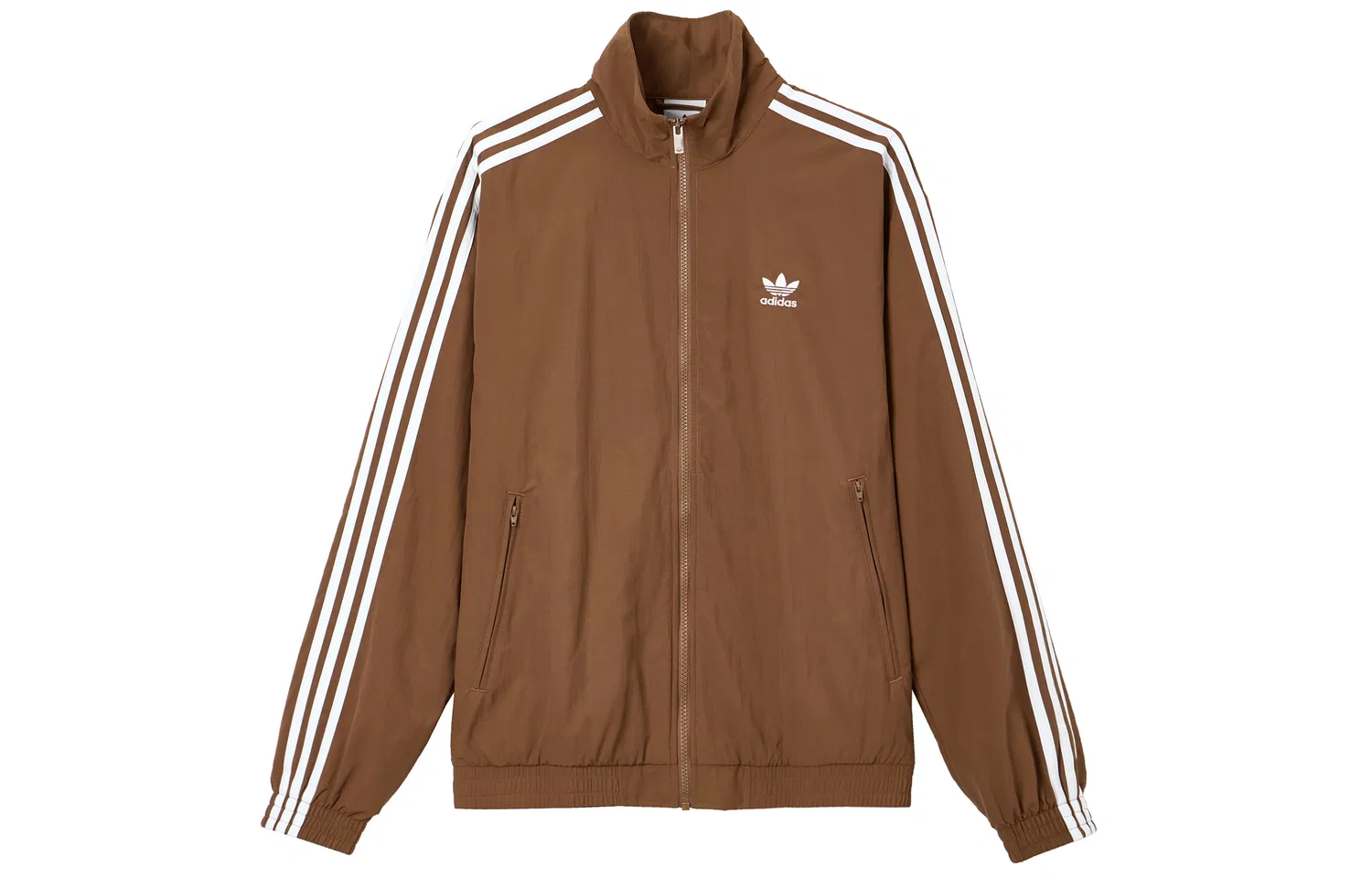 Мужская куртка с принтом Adicolor Woven Firebird Track Top Adidas Originals, Dark Brown