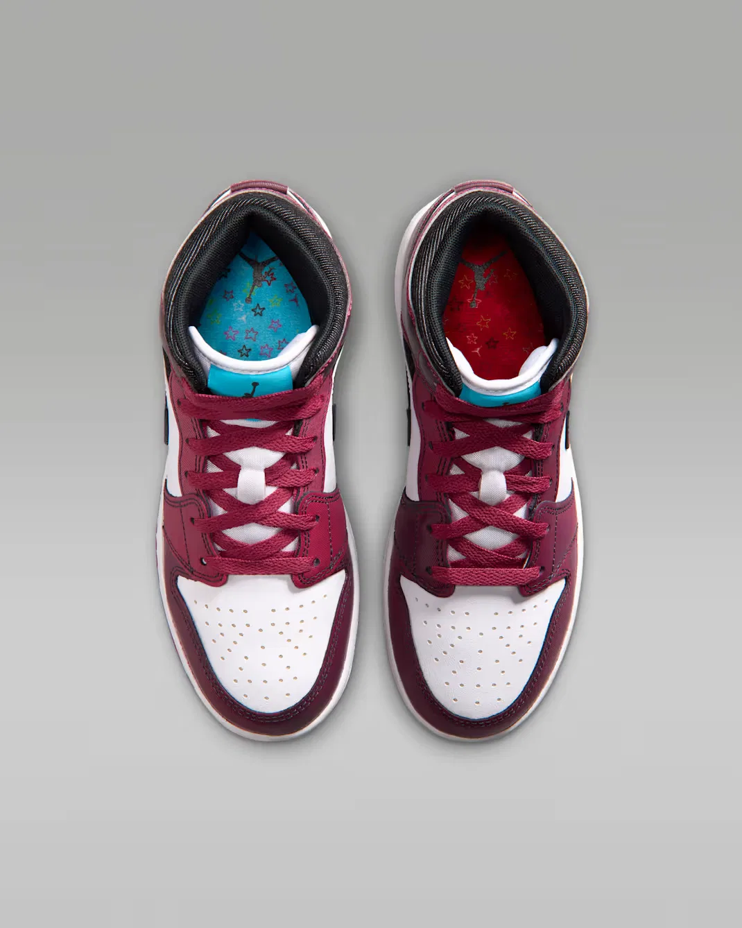 Кроссовки для детей постарше Air Jordan 1 Mid SE, Sweet Beet/Off Noir/White/Desert Pink — фото 4
