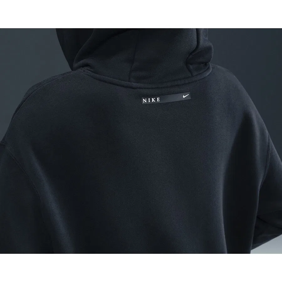 Женский свитшот с капюшоном Phnx Flc Po Hood Gls Nike, Черный — фото 4