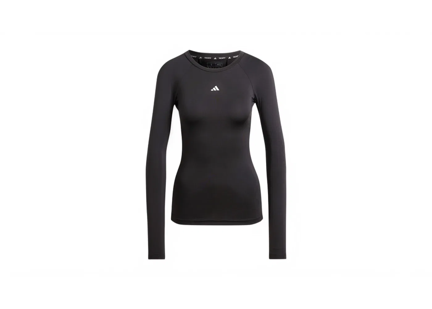 Женский топ с длинным рукавом Techfit Adidas, Black