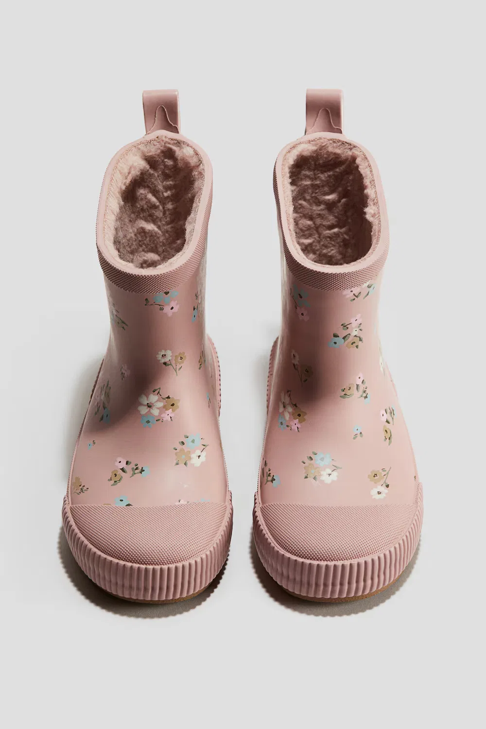 Резиновые сапоги с флисовой подкладкой H&M, Altrosa/Geblümt — фото 3