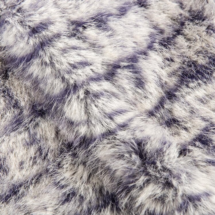 Пальто Supreme Faux Fur Hooded Coat 'Purple', фиолетовый — фото 3