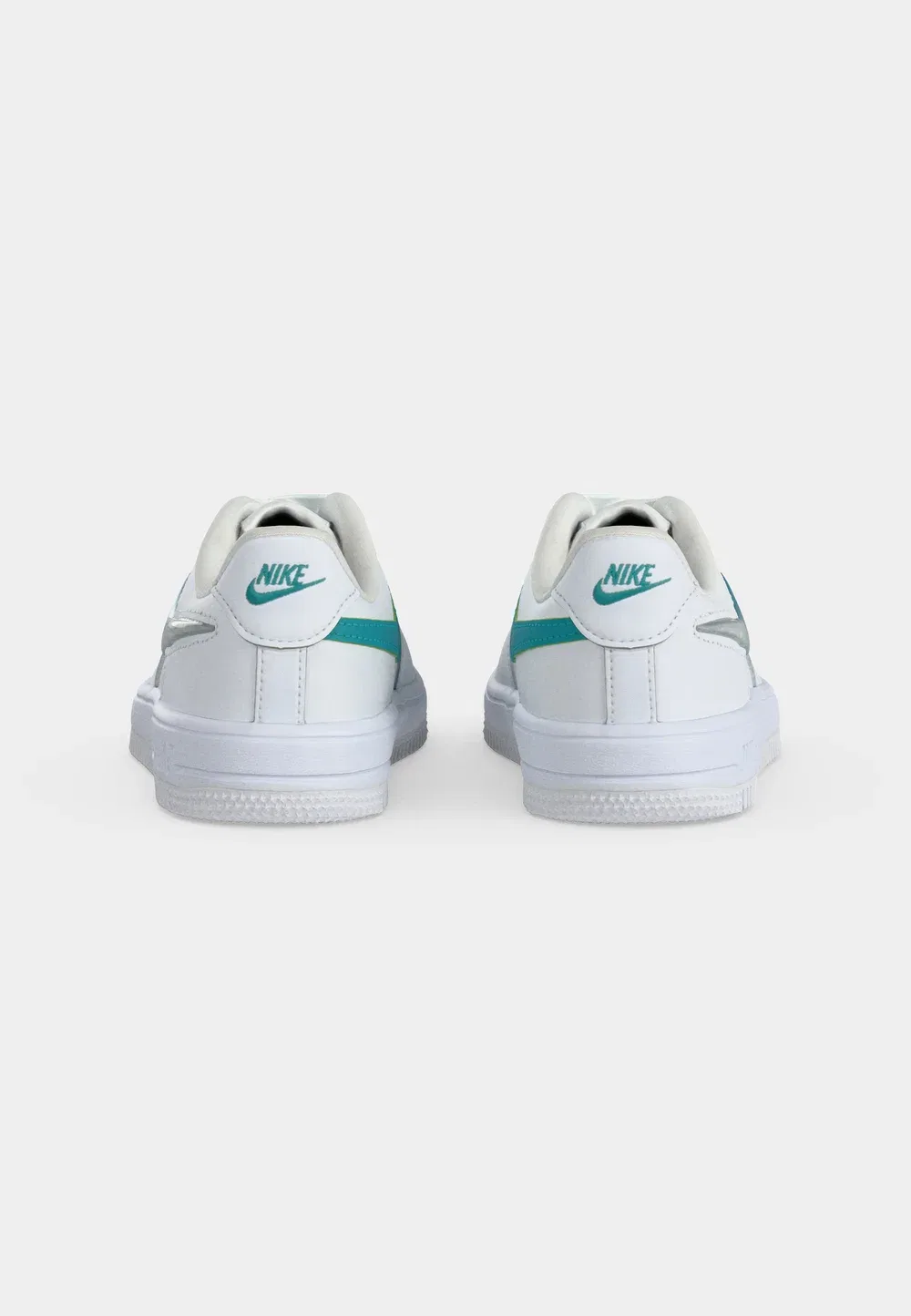 Кроссовки Force 1 Lace унисекс Nike Sportswear, White/Energy — фото 4