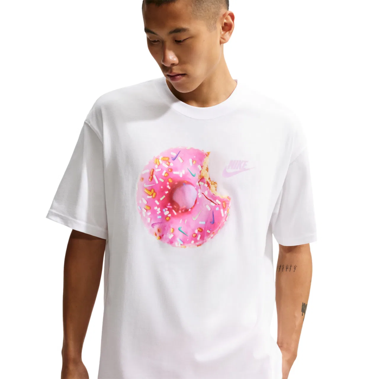 Мужская футболка с принтом Max90 Donut Nike, White