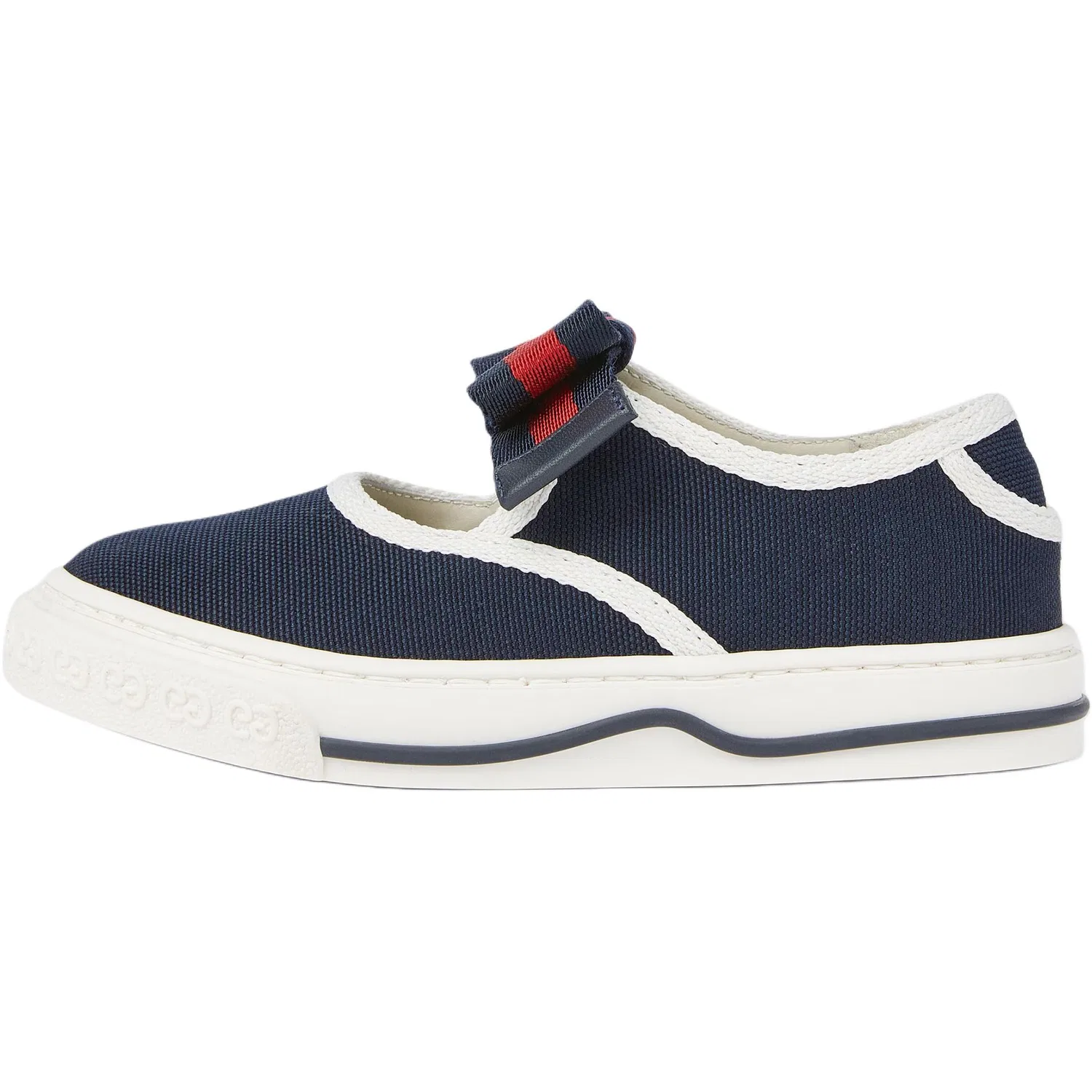 Кроссовки детские Gucci Web низкий верх Dark Blue